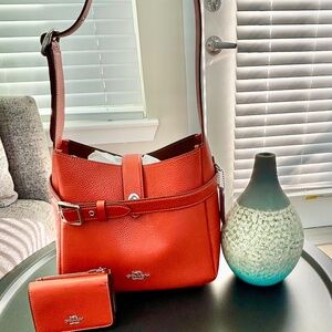 COACH-Hadley Convertible Crossbody Bag & Wallet Set